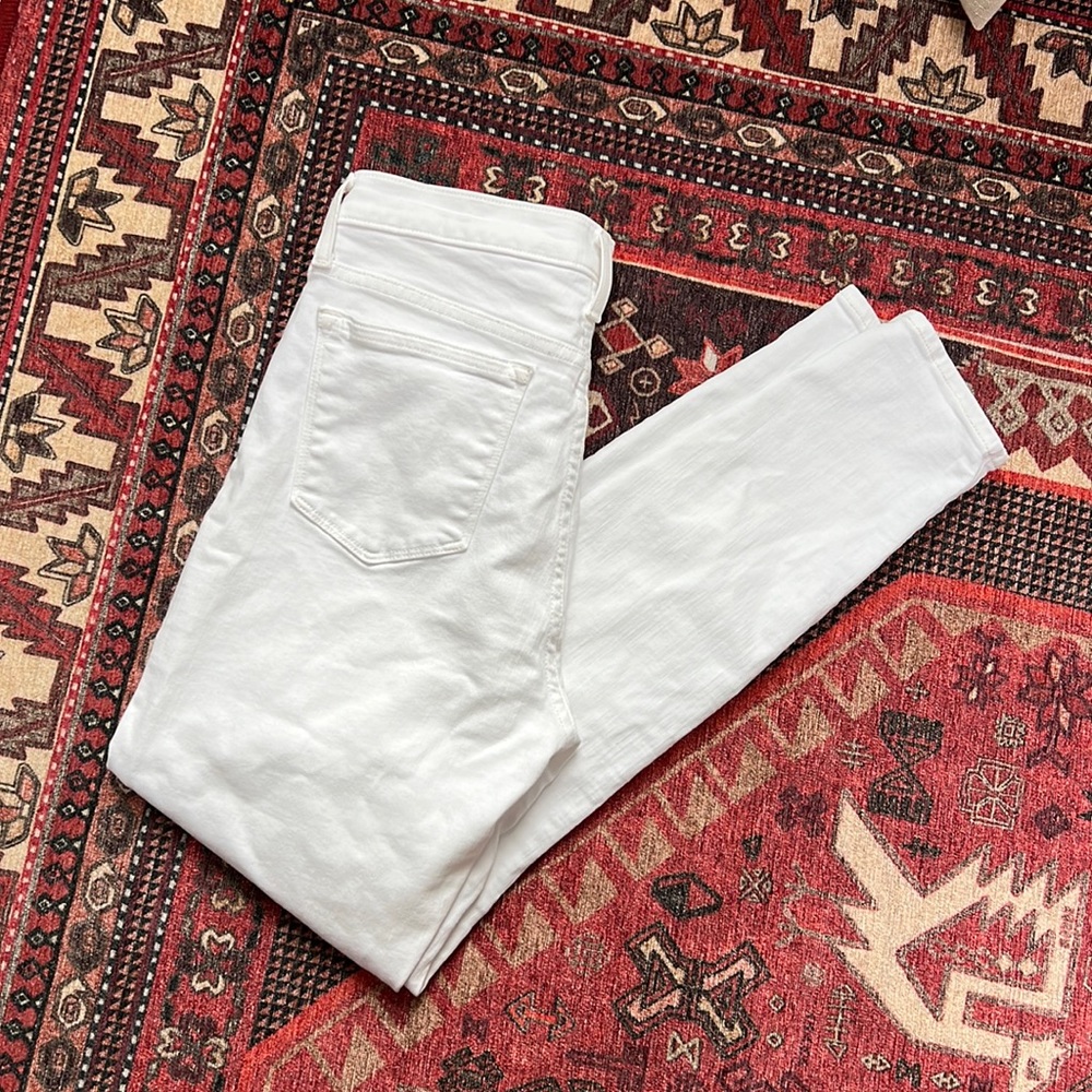 J. CREW white skinny jeans